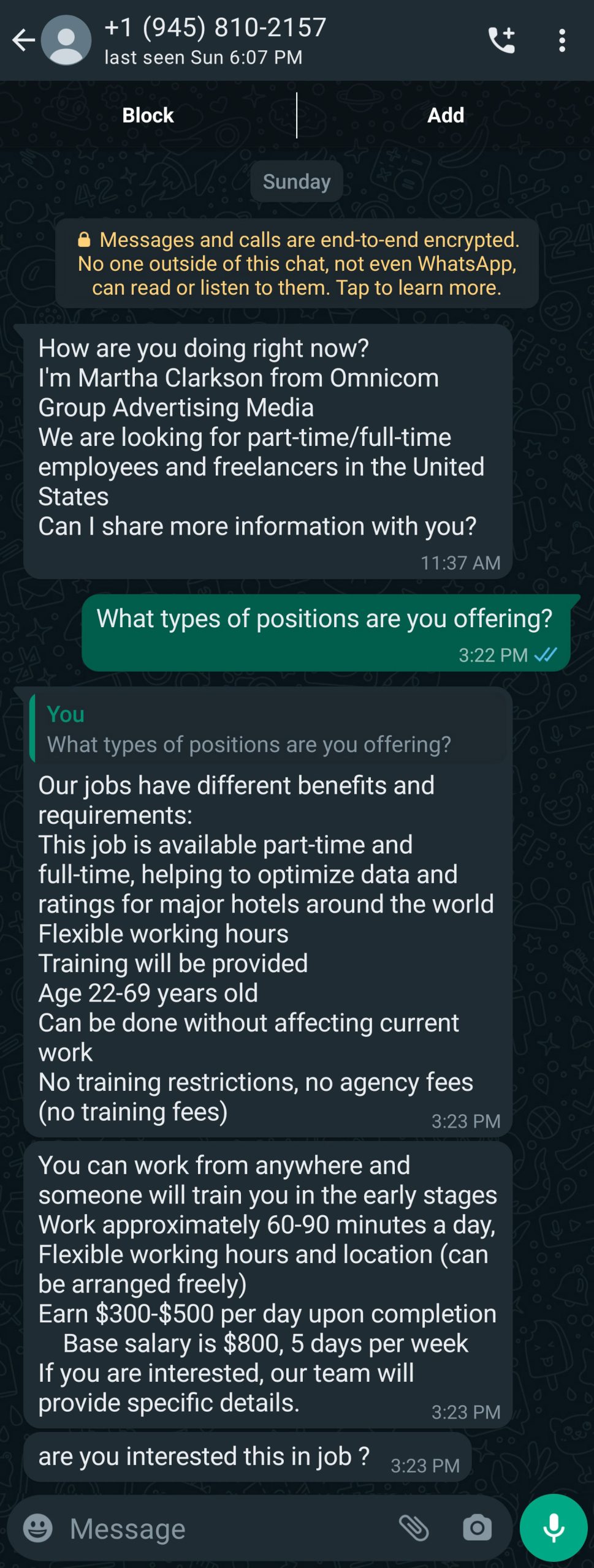 Job Scam Alert: Omnicom Group Advertising Media