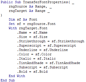 TransferFontProperties