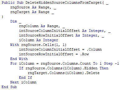 DeleteHiddenSourceColumnsFromTarget