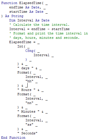 ElapsedTime