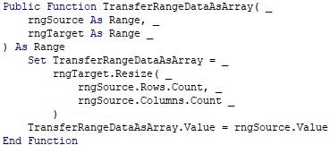 TransferRangeDataAsArray